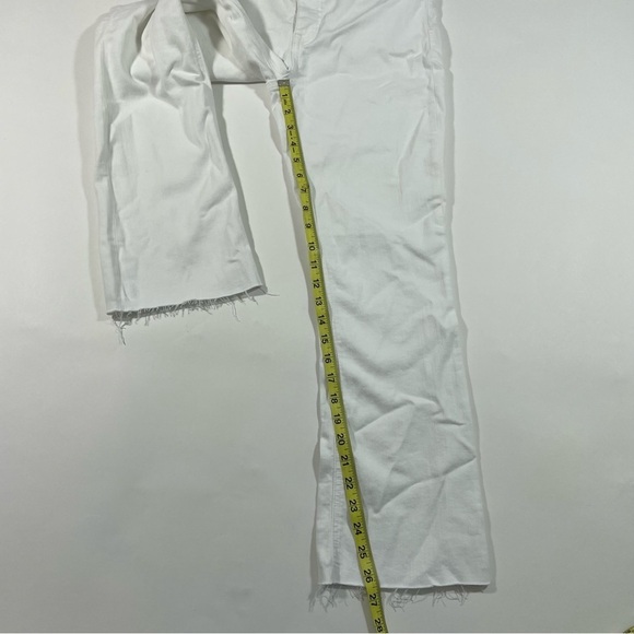 New J Crew 10” Billie Demi Boot Crop Jeans White Size 27 - Picture 9 of 12
